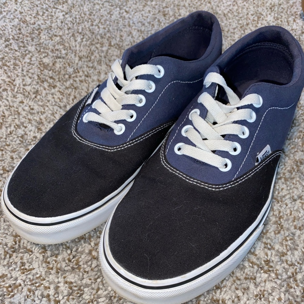 Two tone low top Vans